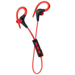 Small, lightweight and perfect for an active lifestyle. This soft touch KitSound Sports Race earphones in Red features built-in controls and up to 5 hours play time.