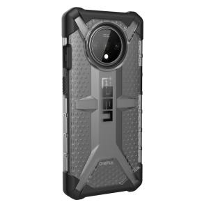 The Urban Armour Gear Plasma semi-transparent tough case in Ice for the OnePlus 7T features a protective case with a brushed metal UAG logo insert for an amazing rugged and stylish design.