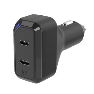 The Scosche StrikeDrive 3.0 features dual 18W USB-C charging ports for super fast charging. Compact and sleek in design, the StrikeDrive is easy to carry with you and includes Power Delivery 3.0, so your Google Pixel 4 will never go without charge.