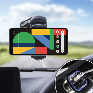Olixar DriveTime Google Pixel 4 XL Car Holder & Charger Pack