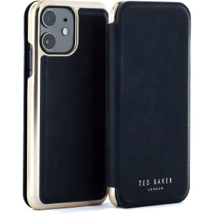Form-fitting and bulk-free, the Folio case for iPhone 11 from Ted Baker in Black sports an eye-catching yet sophisticated black appearance and feel while also offering superlative protection for your device from drops, scrapes and other damage.