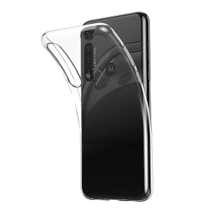 Coque Motorola Moto G8 Plus Olixar Ultra-mince en gel – Transparent