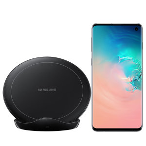 Charge your Samsung Galaxy S10 5G quickly with the 9W official fast wireless charging stand in black. Spend less time waiting around for your phone to charge with this official Samsung fast wireless charging stand.