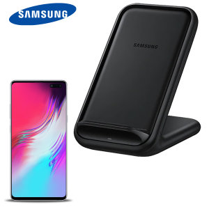 Official Samsung Galaxy S10 5G Fast Wireless Charger Stand EU Plug 15W - Black