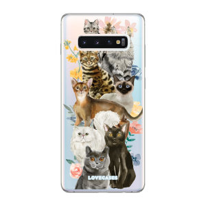 Give your Samsung S10 a cute new look with this Cats design phone case from LoveCases. Cute but protective, the ultra-thin case provides slim fitting and durable protection against life's little accidents