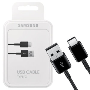 Official Samsung A71 USB-C Charging & Sync Cable - Black - 1.5m