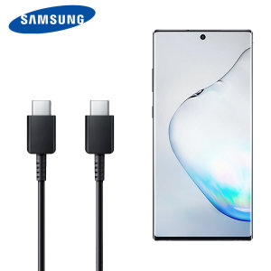 Câble USB-C vers USB-C officiel Samsung Galaxy Note 10 Lite 1M – Noir