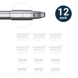 Cubiertas silicona Olixar para puertos de portátiles /MacBooks-Pack 12
