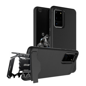 Prepare your Samsung Galaxy S20 Ultra for the great outdoors with the rugged X-Ranger case. With a handy kickstand and a secure compartment for the included multi-tool - or the card of your choice - you'll be ready for anything.