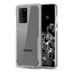 Coque Samsung Galaxy S20 Ultra Olixar NovaShield bumper – Transparent