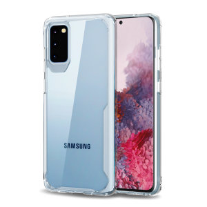 Coque Samsung Galaxy S20 Olixar NovaShield bumper – Transparent
