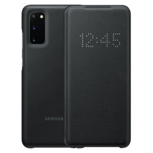 Official LED Cover Samsung Galaxy S20 Kotelo - Musta
