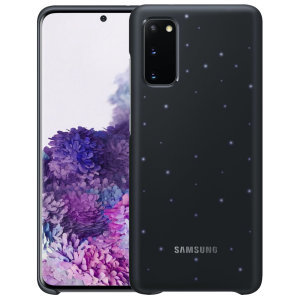 Offizielle Samsung Galaxy S20 LED Cover Tasche - Schwarz