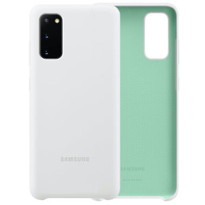 Protect your Samsung Galaxy S20 with this Official silicone case in white. Simple yet stylish, this case is the perfect accessory for your Samsung Galaxy S20.