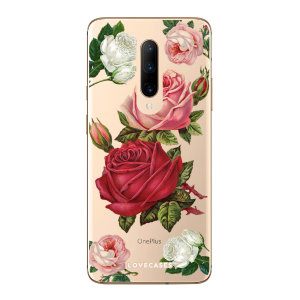 Coque OnePlus 7 Pro LoveCases Roses – Transparent