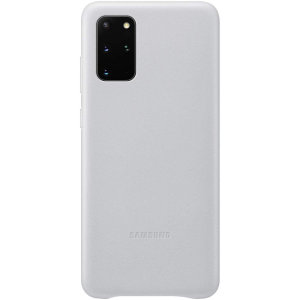 Official Samsung Galaxy S20 Plus Leather Cover Case - Light Grey