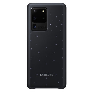 Offisielle Samsung Galaxy S20 Ultra LED Cover Veske - Svart