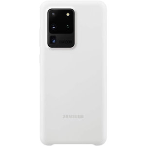 Coque Officielle Samsung Galaxy S20 Ultra Silicone Cover – Blanc