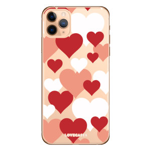 Give your iPhone 11 Pro a cute new look with this Lovehearts design phone case from LoveCases. Cute but protective, the ultra-thin case provides slim fitting and durable protection against life's little accidents.