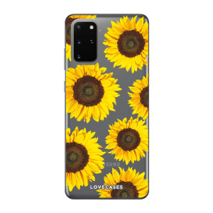 LoveCases Samsung S20 Plus Sunflower Clear Phone Case