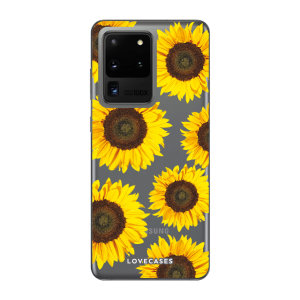 Give your Samsung Galaxy S20 Ultra 5G a cute new look with this Sunflower design phone case from LoveCases. Cute but protective, the ultra-thin case provides slim fitting and durable protection against life's little accidents