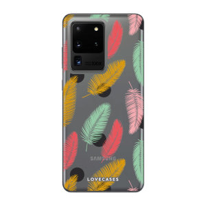 Give your Samsung Galaxy S20 Ultra 5G a cute new look with this Polka Leaf design phone case from LoveCases. Cute but protective, the ultra-thin case provides slim fitting and durable protection against life's little accidents