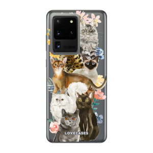 Give your Samsung Galaxy S20 Ultra 5G a cute new look with this Cats design phone case from LoveCases. Cute but protective, the ultra-thin case provides slim fitting and durable protection against life's little accidents