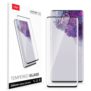 Protect all of your Samsung Galaxy S20 Ultra beautiful display of edge to edge tempered glass screen protectors from Zizo. With superb clarity and a durable construction this is the perfect way to keep your screen looking good.