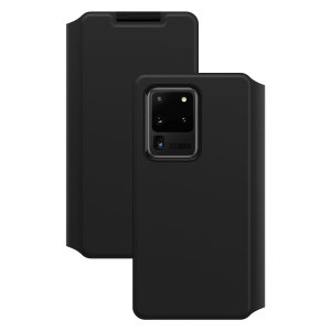 A sophisticated lightweight black Strada Wallet Cover Case from Otterbox offers perfect protection for your Galaxy S20 ultra, as well as featuring slots for your cards, cash and documents ensuring you are fully equipped for your daily activities.
