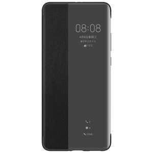 Protect your Huawei P40 screen and keep up to date with the time, weather, call notifications and more thanks to the intuitively designed smart view window on the black Huawei flip case. Crafted from the finest materials.