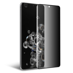 Keep your Samsung Galaxy S20 Ultra screen in pristine condition and protect your personal data on the go with this Olixar scratch-resistant film privacy screen protector 2-in-1 pack.