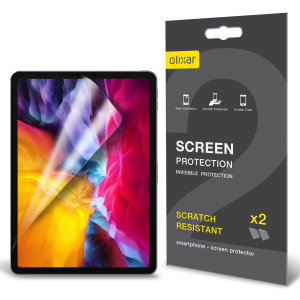 Keep your iPad Pro 11" 2020 screen in pristine condition with this Olixar scratch-resistant screen protector 2-in-1 pack. Ultra responsive and easy to apply, these screen protectors are the ideal way to keep your display looking brand new.