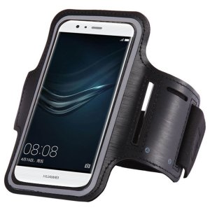 Carry your smartphone securely while you're exercising using the Universal Armband in black. This comfortable armband is adjustable and made out of a lightweight and breathable material, suitable to carry smartphones up to 6".