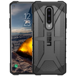 The Urban Armour Gear Plasma for the OnePlus 8 features a protective TPU case in Ash Grey with a brushed metal UAG logo insert for an amazing design and excellent protection from scrapes, bumps and scratches.