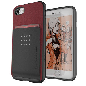 Ghostek Exec 2 iPhone SE 2020 Wallet Case - Red