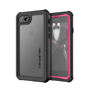 Shield your Apple iPhone SE 2020 on both land & at sea with the extremely tough, yet incredibly stylish Nautical 2 Waterproof case from Ghostek in Pink. Protecting your Apple iPhone SE 2020 from depths of up to 1 meter for up to 30 minutes