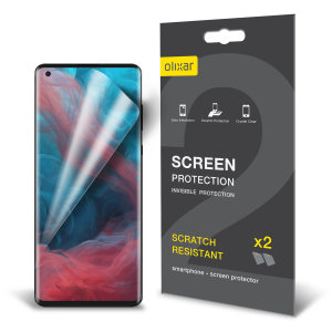 Keep your Motorola Edge Plus screen in pristine condition with this Olixar scratch-resistant screen protector 2-in-1 pack.