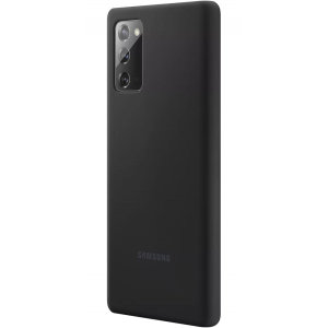 Official Samsung Galaxy Note 20 Silicone Cover - Mystic Black