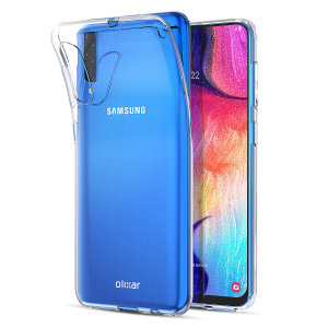 Olixar FlexiShield Samsung Galaxy A50 Gel Case - Clear