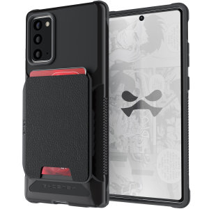 The Exec 4 premium wallet case in Black provides your Samsung Galaxy Note 20 with fantastic protection. Also featuring storage slots for your credit cards, ID and cash.