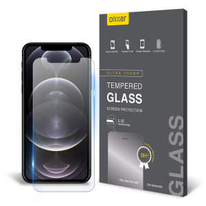 Olixar iPhone 12 Pro Tempered Glass Screen Protector - Clear
