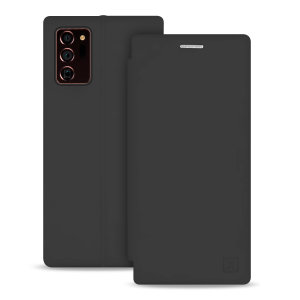 Olixar Soft Silicone Samsung Galaxy Note 20 Ultra Wallet Case - Black