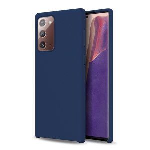 Olixar Samsung Galaxy Note 20 Soft Silicone Case - Midnight Blue