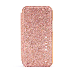 Form-fitting and bulk-free, the Glitsie case for iPhone 12 Pro Max from Ted Baker offers ultimate protection, whilst featuring an eye-catching, glitter appearance. Not only does it look great, you can make sure you are too with the built in, inside mirror