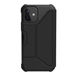 Equip your iPhone 12 with extreme, military-grade protection and storage for cards with the Metropolis Rugged Wallet case in black from UAG. Impact and water resistant this is the ideal way of protecting your phone and providing card storage.