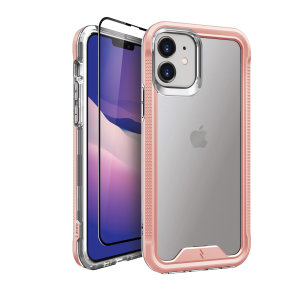 Zizo Ion Series iPhone 12 mini Protective Clear Case - Rose Gold