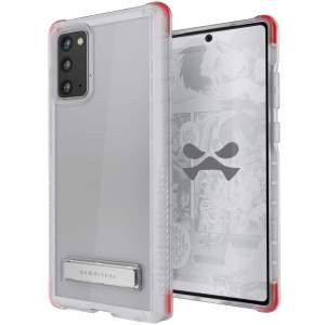 Custom moulded for the Samsung Galaxy Note 20 5G, the Ghostek tough case in clear provides a slim fitting, stylish design and reinforced corner protection against shock damage, keeping your Samsung Galaxy Note 20 5G looking great at all times.