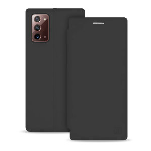 Olixar Soft Silicone Samsung Galaxy Note 20 5G Wallet Case - Black