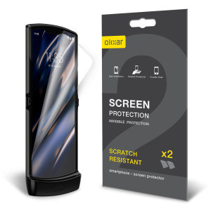 Olixar Motorola Razr 5G Film Screen Protector 2-in-1 Pack