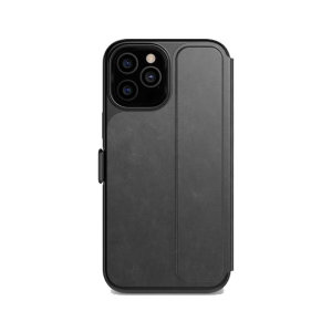 This iPhone 12 Pro Max case from Tech 21 has a beautiful black folding design, which features a secure magnetic closure to protect your phone from all angles. Inside, there are 2 slots to store your credit cards and ID safely.